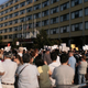 Residents of the Queens borough of New York City gathered outside the Pan American Hotel Aug. 12, 2014, to protest the city’s decision to use the facility as the Boulevard Shelter, a shelter for homeless and displaced families.
CBS New York screenshot